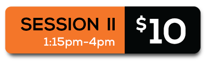 Session II (3pm-5pm): $10